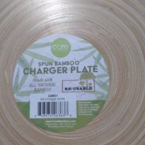 Spun Bamboo Charger Plate